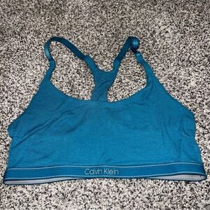 Calvin Klein pure ribbed unlined bralette